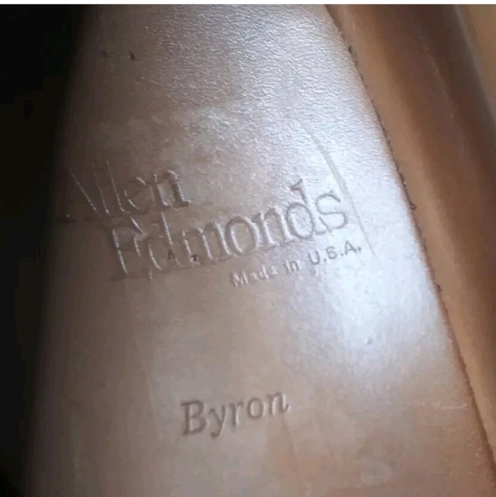 Allen Edmonds Byron Cap Toe Oxfords Men's Size 10 D Made In USA Quarter Brogue - Picture 11 of 12